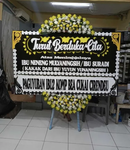 Papan Bunga Duka terbaik